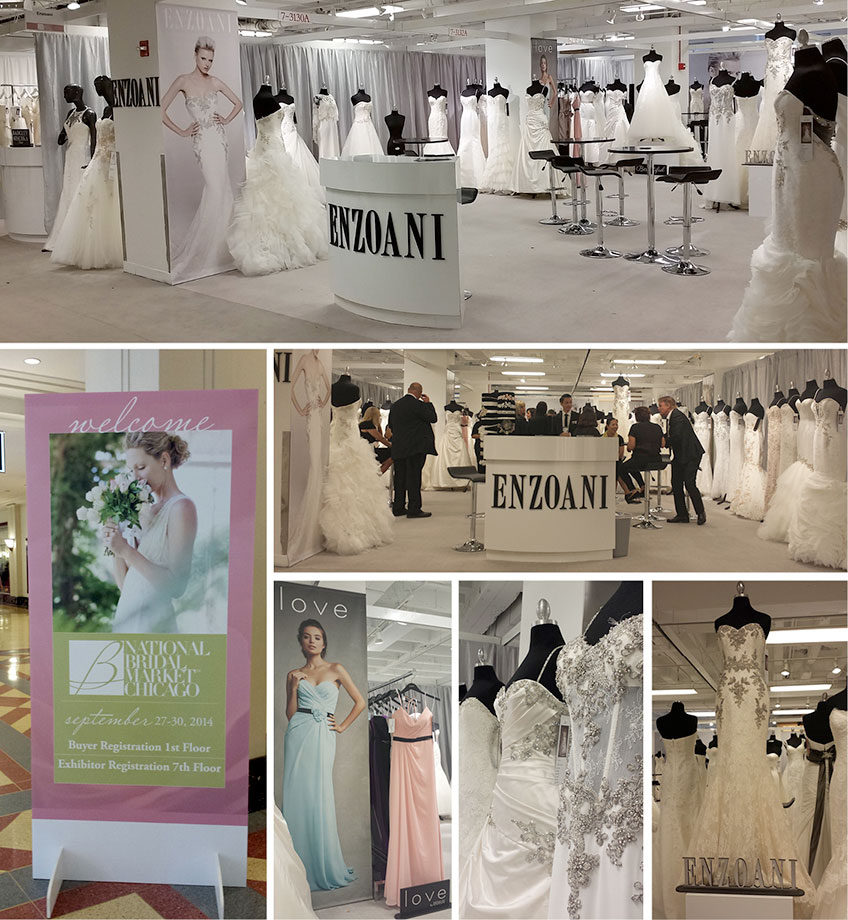 Enzoani Chicago booth design