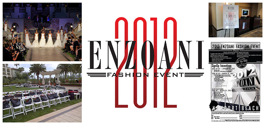 Enzoani Fashion event 2012 branding